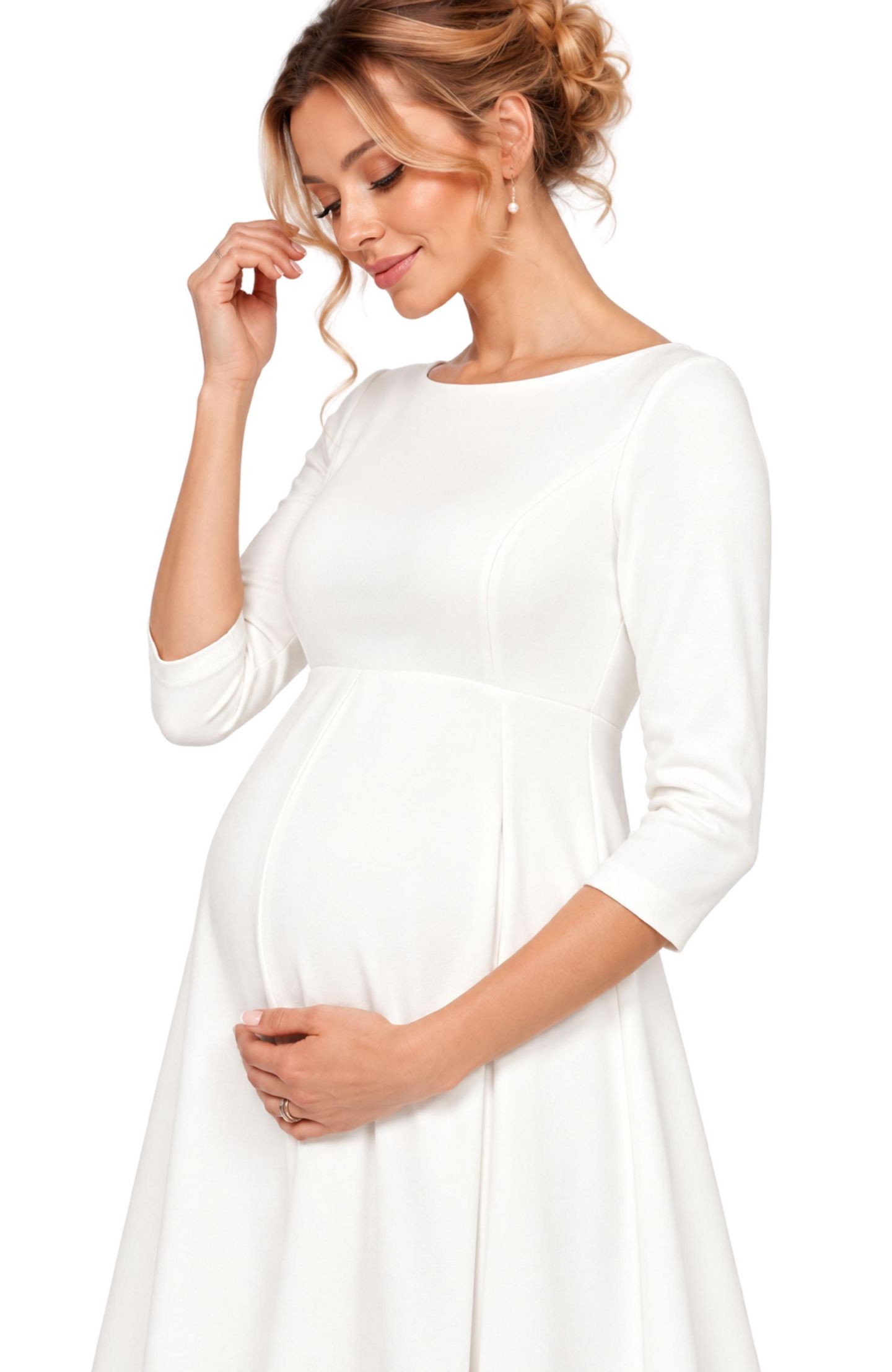 Tiffany Rose Maternity Женское платье для беременных Tiffany Rose Sienna, цвет: Кремовый — фото 4