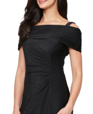 Women's Off-The-Shoulder Long Knit Dress