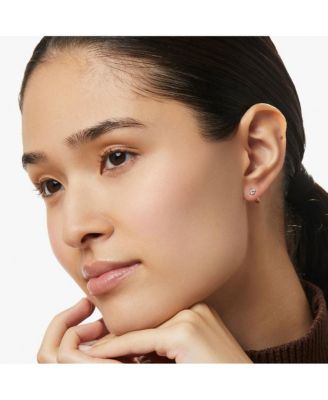 CZ Hoop Earrings - Cassie
