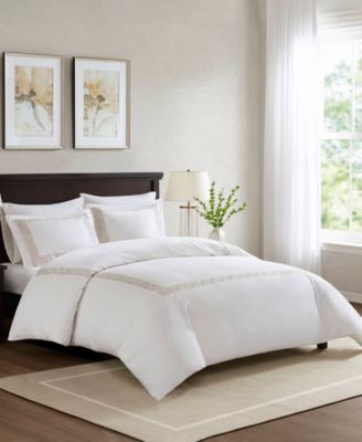 Nile Embroidery 3-Pc. Duvet Cover Set, King/California King