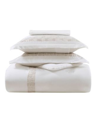 Nile Embroidery Oversized 4-Pc. Comforter Set, California King