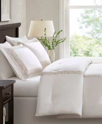 Nile Embroidery Oversized 4-Pc. Comforter Set, Queen