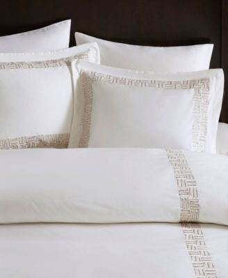 Nile Embroidery 3-Pc. Duvet Cover Set, Full/Queen