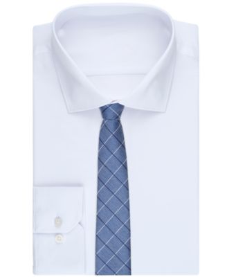 Men's Preston Grid Tie, Created for Macy's