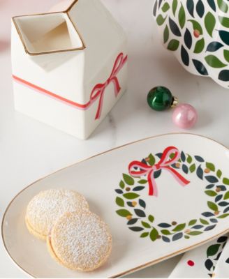 Kate Spade Be Jolly Milk Cookie Plate