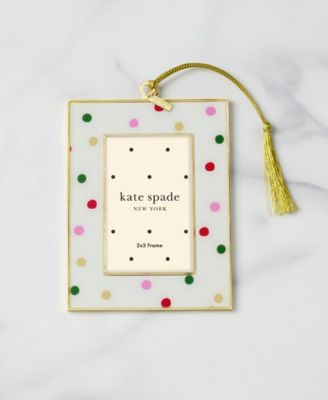 Kate Spade Be Jolly Mini Frame Ornament, Dot