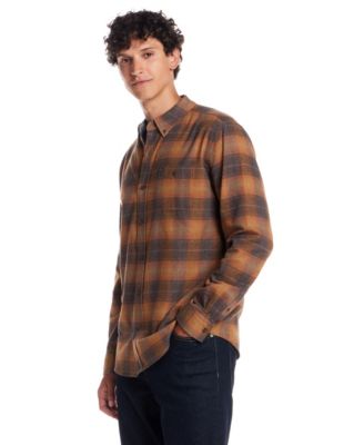 Men's Button Front Flannel Shirt