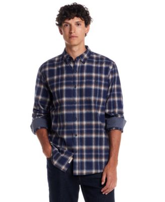 Men's Button Front Flannel Shirt