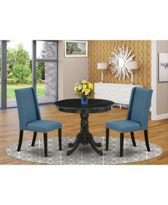 Dining Room Set Wirebrushed Black