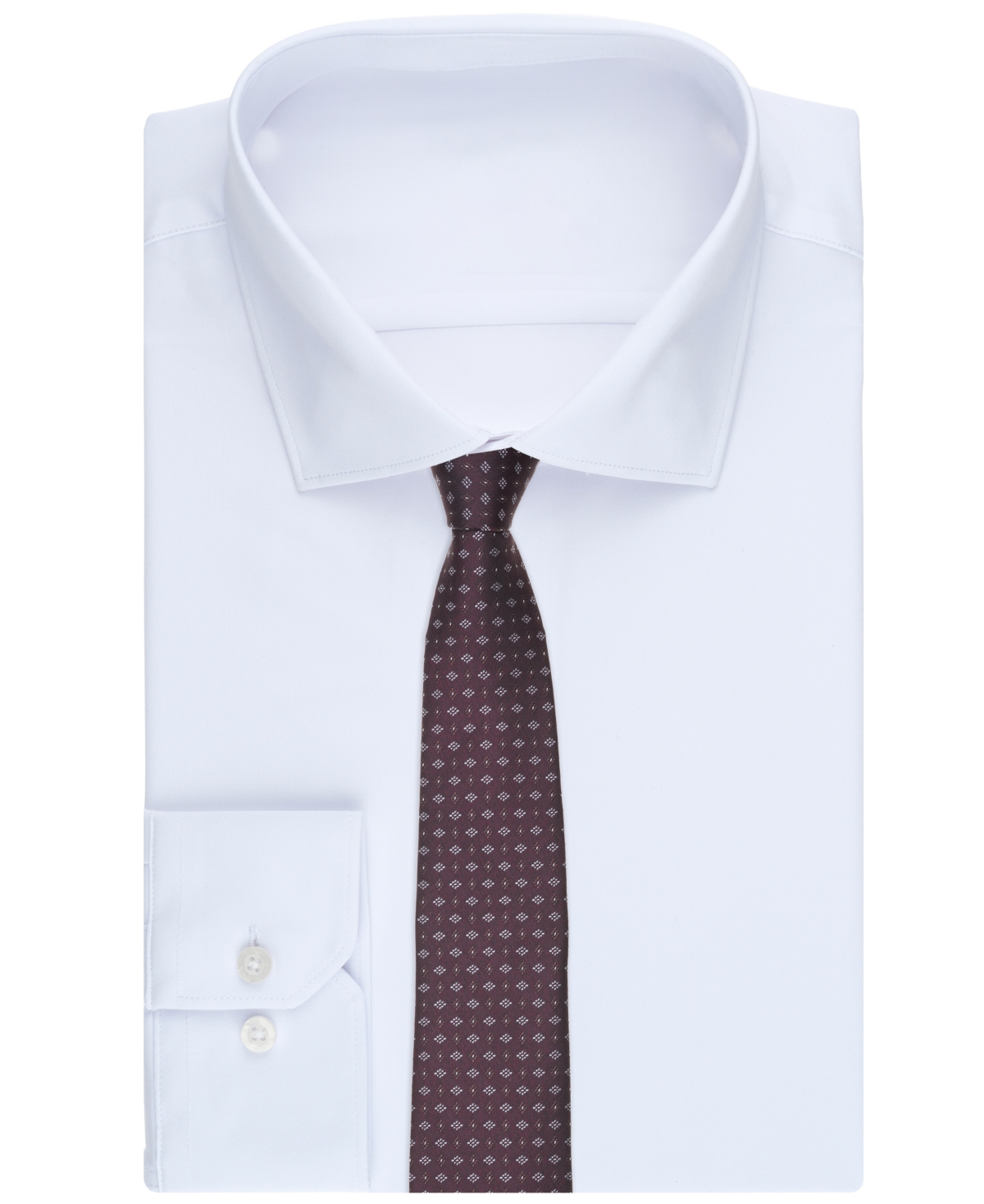 Michael Kors Men's Pindot Neat Pattern Tie In Brown