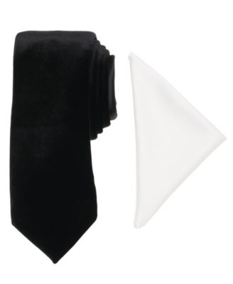 Men's Modern Textured Tie & Pocket Square Set