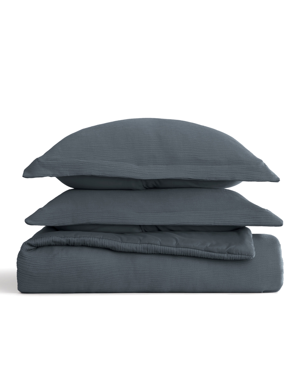 Ienjoy Home Cloud Weave Gauze 3-pc. Comforter Set, Full/queen In Blue