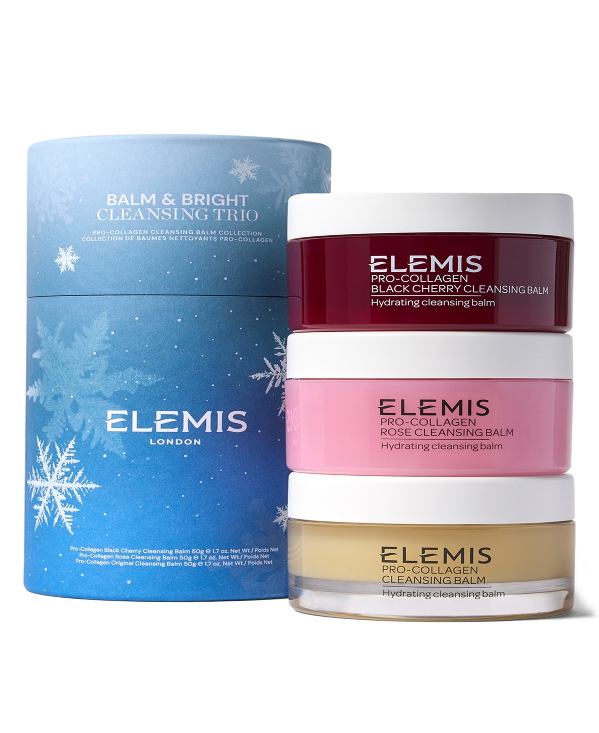 Elemis 3-pc. Balm And Bright Cleansing Set In Transparent