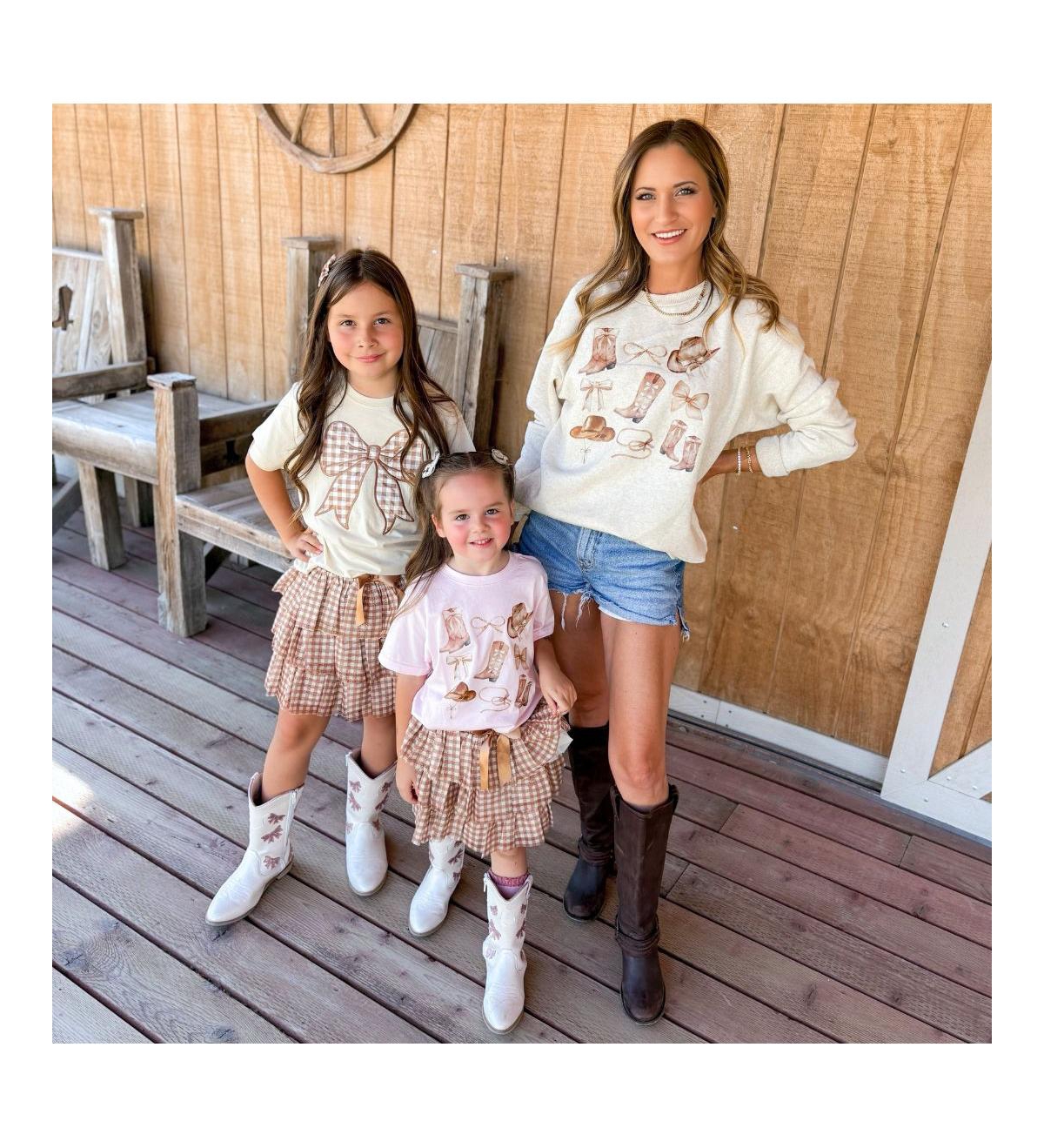 Sweet Wink Little and Big Girls Cowgirl Cutie Short Sleeve T-Shirt