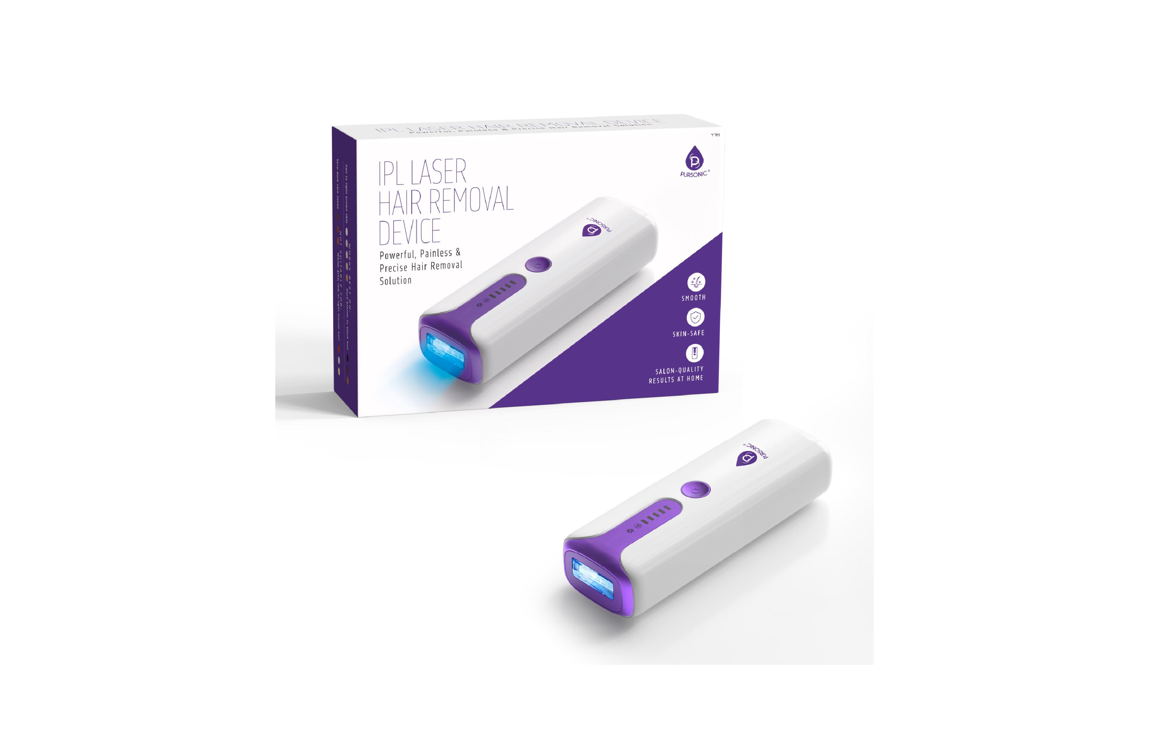 Pursonic Ipl Laser Hair Removal Device w – Painless Permanent Hair Reduction at Home