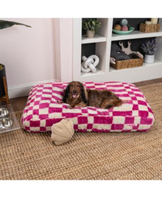 MabelDesigner Modern Ultra Soft Reversible Plush Rectangular Pet Bed with Washable Cover
