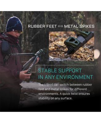  Travel Video Fluid Head with 3-Stage Carbon Fiber Tripod Legs