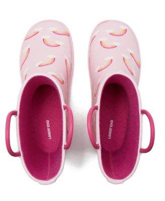 Kids Pull On Splash Rubber Rain Boots