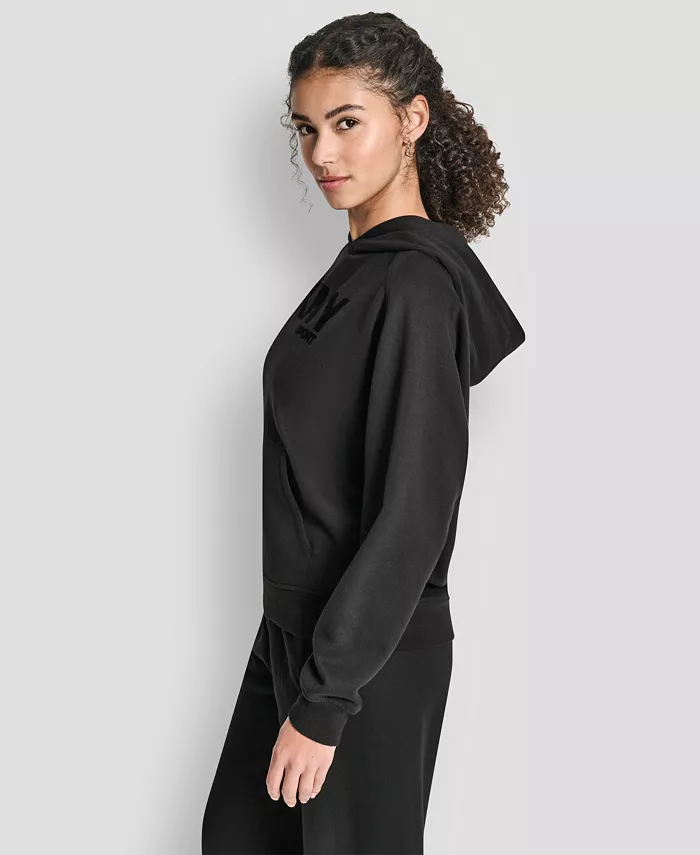 Women's Flock Logo Kanga Pocket Pull-On Hoodie - thumbnail 4