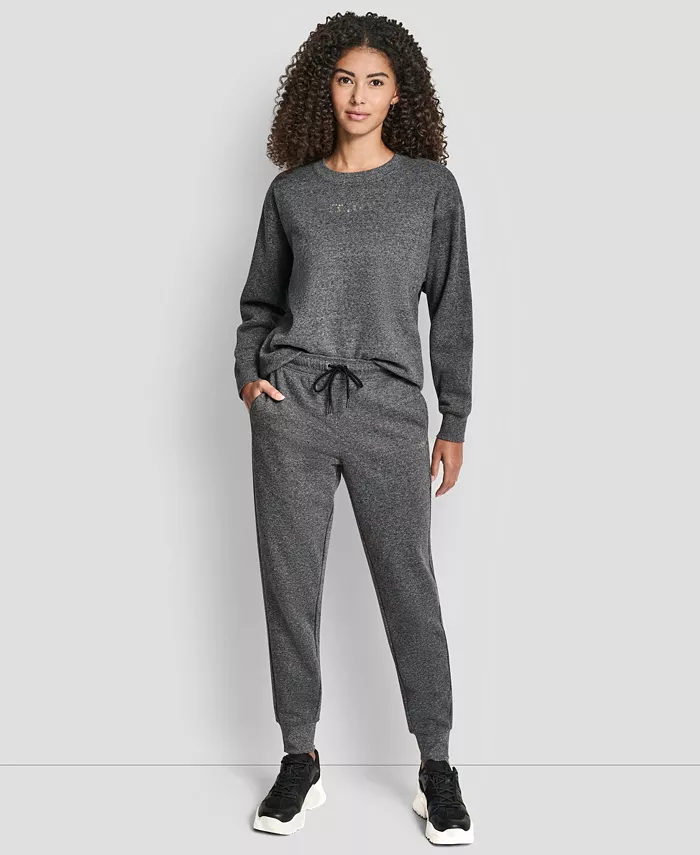 Women's Rhinestone Logo Cuffed Jogger - thumbnail 2