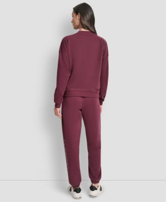 Women's Exploded Rhinestone Varsity Logo Sweatshirt