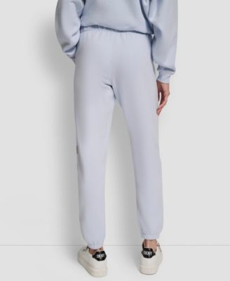 Women's Exploded Rhinestone Varsity Logo High Rise Relaxed Jogger