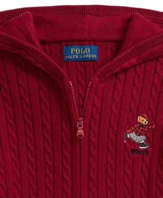 Girls' 2T-6X Full-Zip Sweater