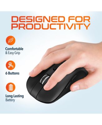 S8 Optical Wireless Mouse, 6 Buttons, 3 DPI Levels (DMS8-WB)
