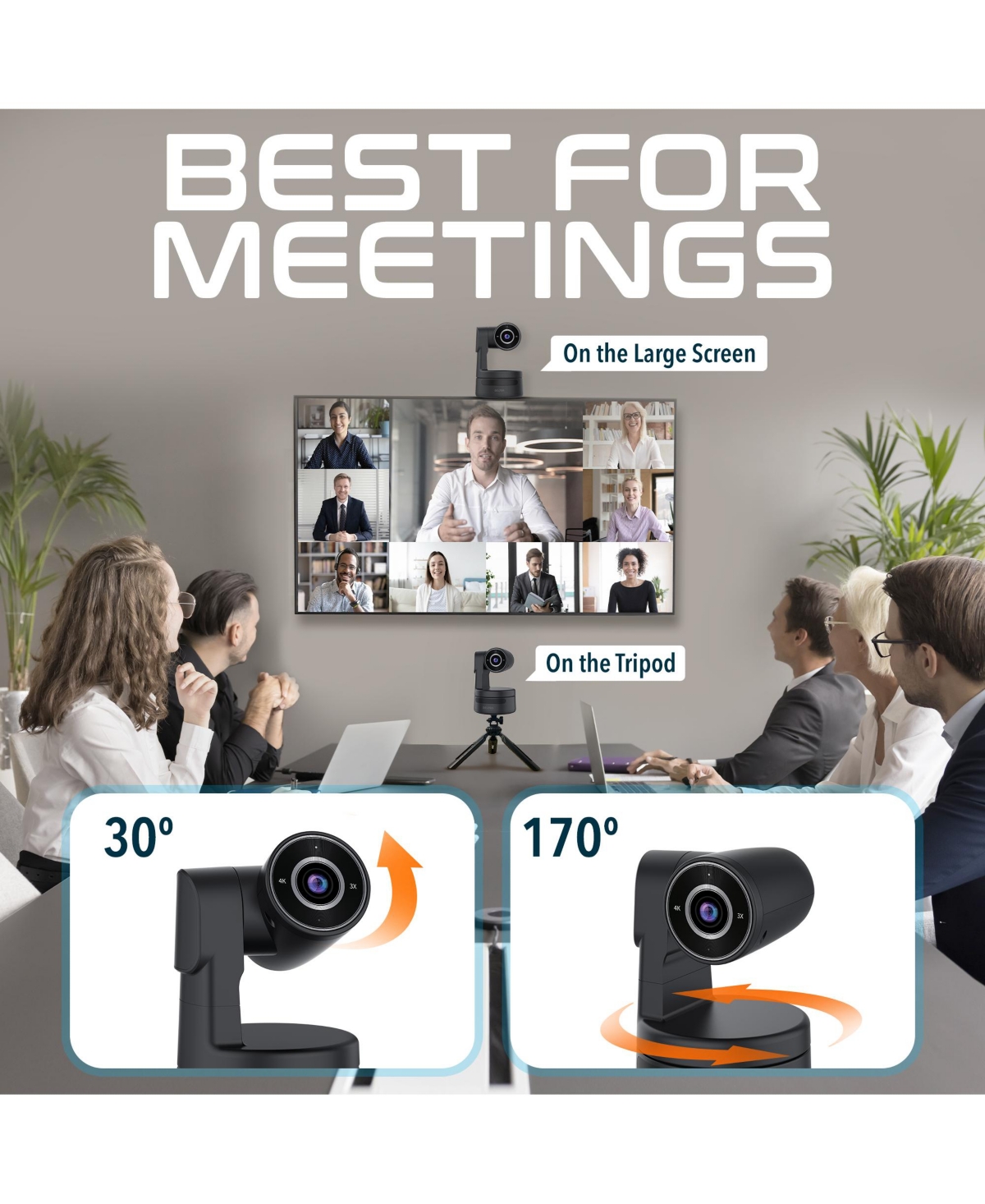 Delton C68 4K Ai Ptz Webcam