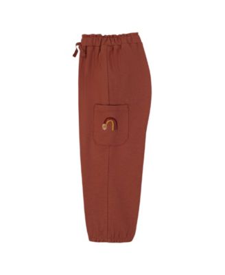 Girls' 2T-6X Ruffle Cuff Top and Pant, 2-Piece Set