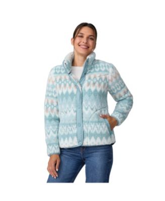 Women's Sherpa Butter Pile Button Front Jacket