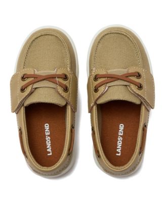 Little Girls Canvas Easy On Boat Shoes
