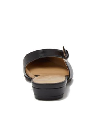 Women's Leather Slingback Low Heels