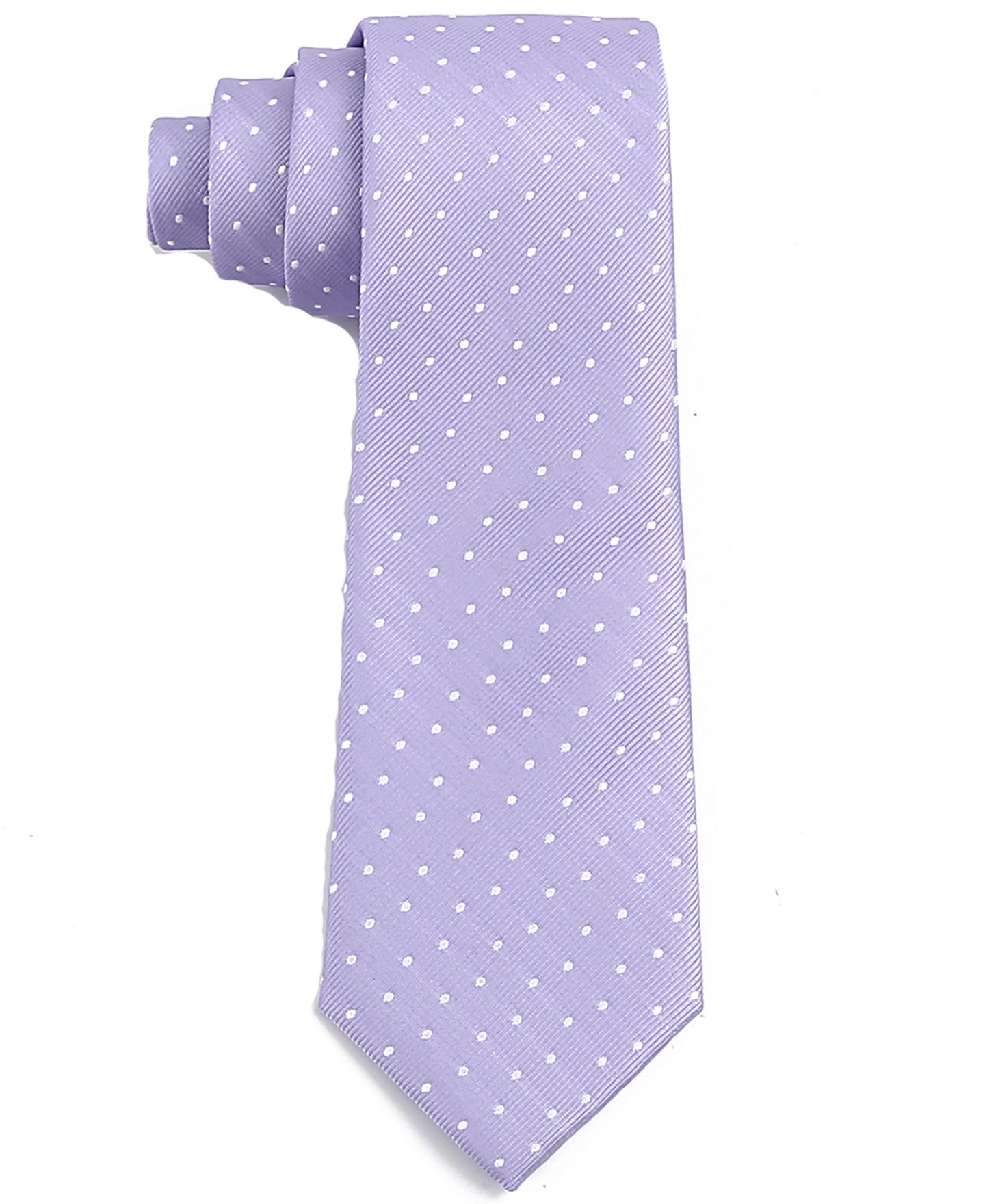 Мужской галстук Tom Baine Classic Pin Grid Pattern Tie, цвет: Яркий фиолетовый — фото 1