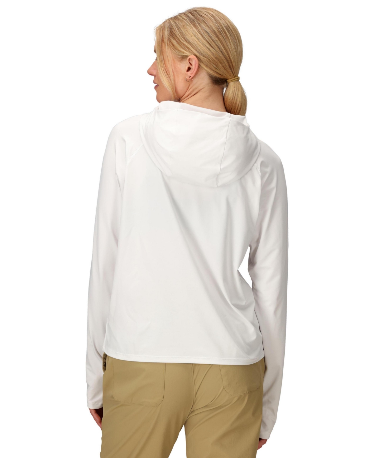 Marmot Women's Wind Ridge Raglan Sleeve Hoodie In White
