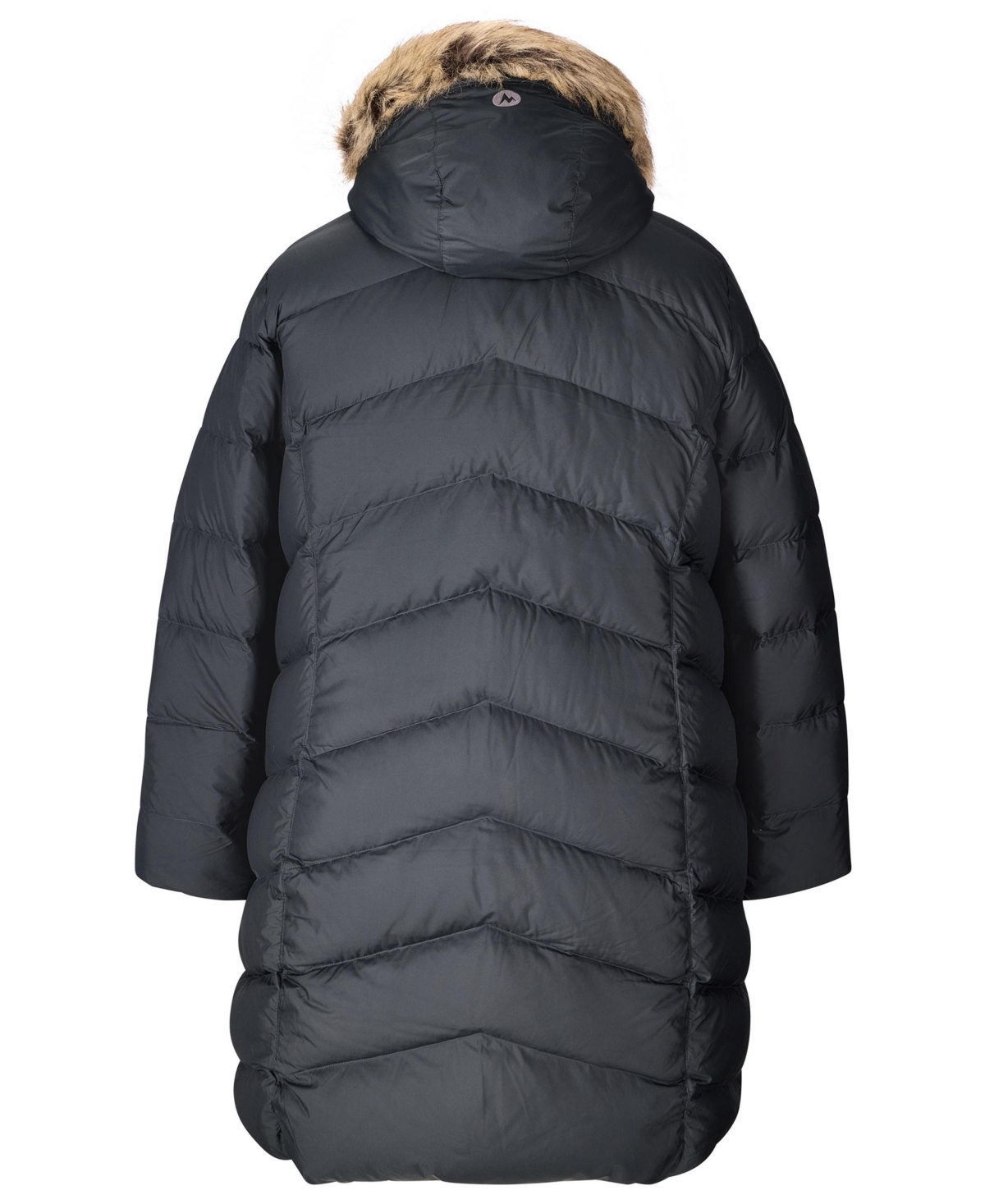 Marmot Women's Montreaux Long Winter Down Hooded Coat In Black