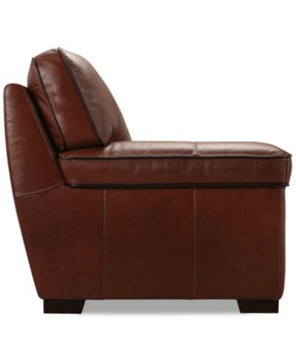 Myars 47&amp;quot; Leather Chair, Created for Macy&#39;s