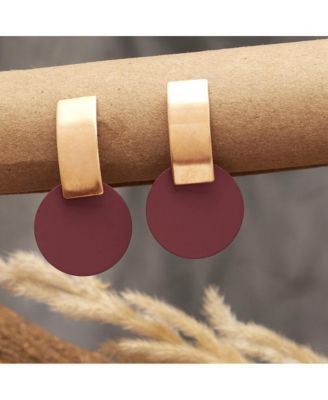 Women's Gold Plated Designer Drop Earrings