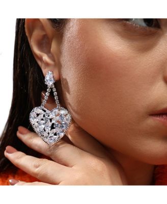 Women's Heart Drop Earrings