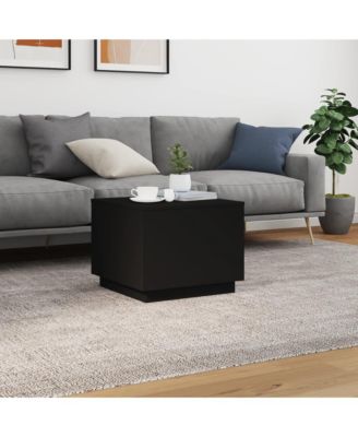 Coffee Table Black Engineered wood 19.7 in x 19.7 in x 15.7 in