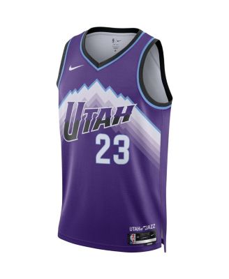 Men's and Women's Lauri Markkanen Purple Utah Jazz Swingman Icon Edition Jersey
