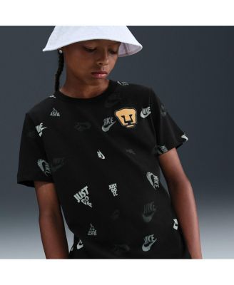 Nike - Big Boys and Girls Black s Just Do It Crest T-Shirt