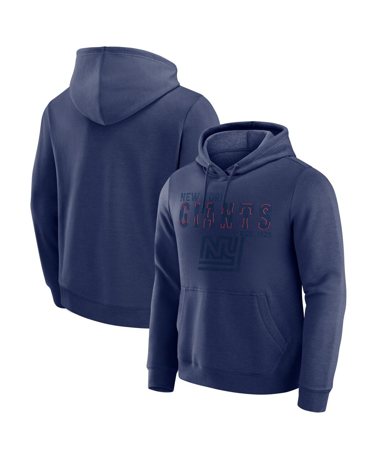 Fanatics Men's Navy New York Giants Hoodie In Blue