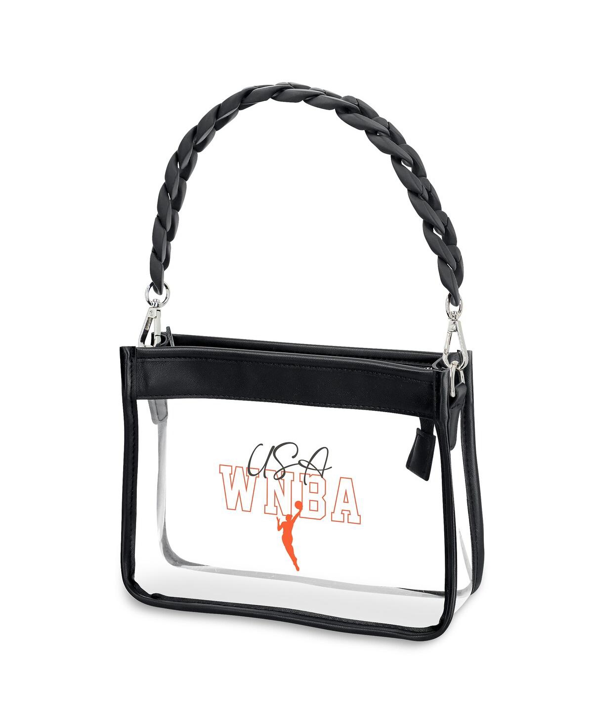 Wear By Erin Andrews Kansas City Chiefs Plastic Chain Mini Crossbody In Transparent