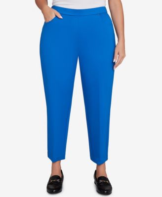 Plus Size Barcelona Stretch Ponte Knit Short Length Pant