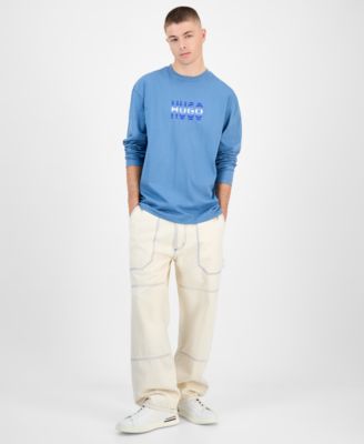 Men's Niftilong Logo Long-Sleeve Cotton T-Shirt