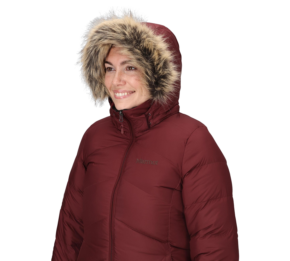Marmot Women's Montreaux Winter Coat In Red