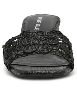 Women's Flores Block Heel Raffia Dress Sandals