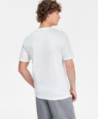 Men's Dugolini Short-Sleeve Embroidered Logo & Birds T-Shirt