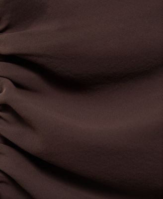 Women's Draped Neck and Belt Long Jumpsuit